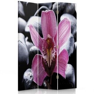 Rumdeler Dobbeltsidet roterbar, Zen Flower Pink - (110x170)