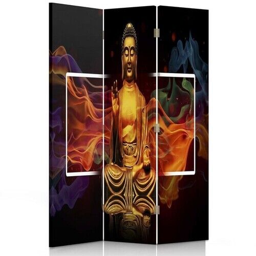 Rumdeler Dobbeltsidet roterbar, Buddha Guld Abstraktion - (110x170)