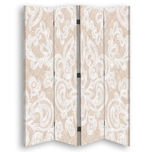 Rumdeler Dobbeltsidet, Elegant retro-beige - (145x170)