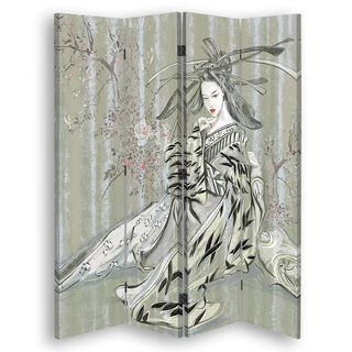 Rumdeler Dobbeltsidet, Traditionel japansk geisha - (145x170)