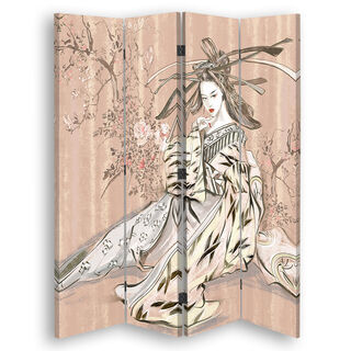 Rumdeler Dobbeltsidet, Traditionel japansk geisha - (145x170)