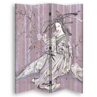 Rumdeler Dobbeltsidet, Traditionel japansk geisha - (145x170)
