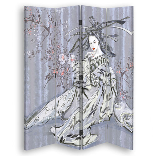 Rumdeler Dobbeltsidet, Traditionel japansk geisha - (145x170)