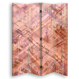 Rumdeler Dobbeltsidet, Abstrakte geometriske former - (145x170)