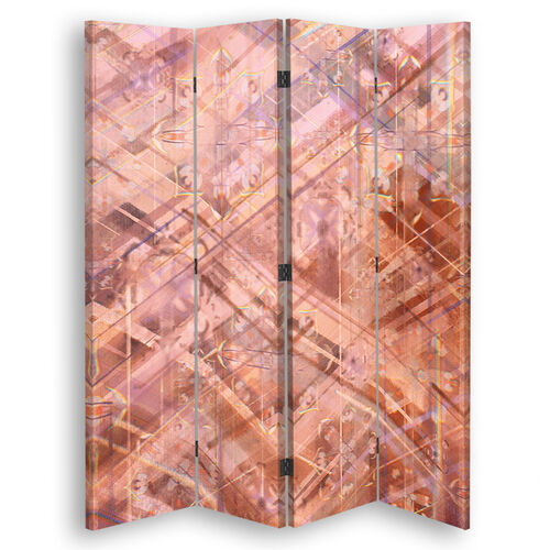 Rumdeler Dobbeltsidet, Abstrakte geometriske former - (145x170)