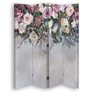Rumdeler Dobbeltsidet, Tilgroede blomster - (145x170)