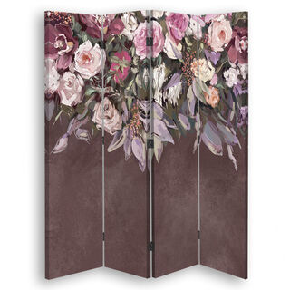 Rumdeler Dobbeltsidet, Tilgroede blomster - (145x170)