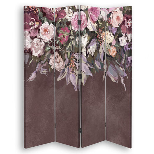 Rumdeler Dobbeltsidet, Tilgroede blomster - (145x170)