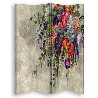 Rumdeler Dobbeltsidet, Buket af blomster - (145x170)
