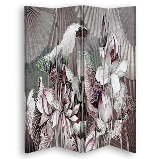 Rumdeler Dobbeltsidet, Hellige lotusblomster og fanter - (145x170)