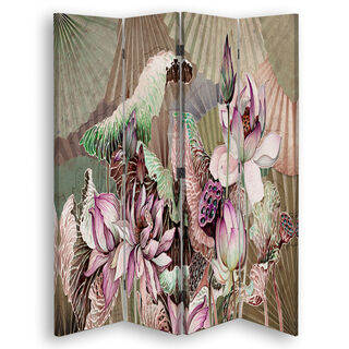 Rumdeler Dobbeltsidet, Hellig lotus og fanter - (145x170)