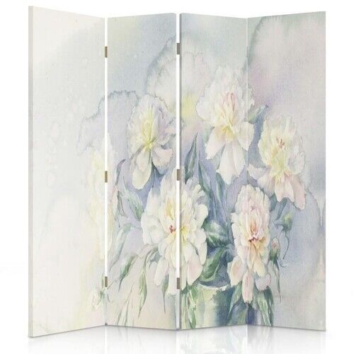Rumdeler Dobbeltsidet, Pastelfarvet blomsterbuket - (145x170)