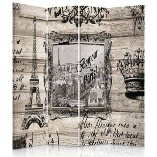 Rumdeler Dobbeltsidet, Bonjour Paris - (145x170)