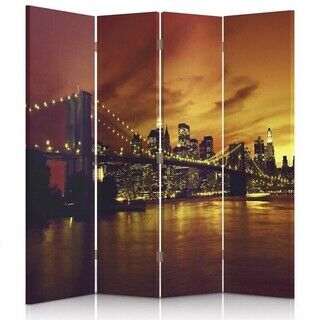 Rumdeler Dobbeltsidet, New York Bridge - (145x170)