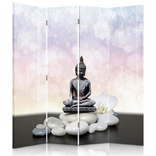 Rumdeler Dobbeltsidet, Zen-Buddha-sten - (145x170)