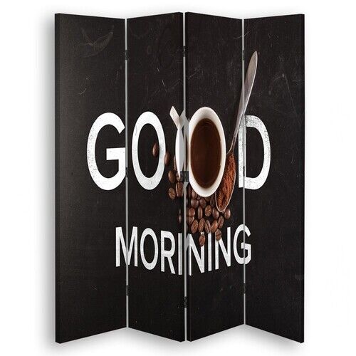 Rumdeler Dobbeltsidet, Godmorgen kaffe - (145x170)