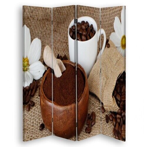Rumdeler Dobbeltsidet, Malet kaffe - (145x170)