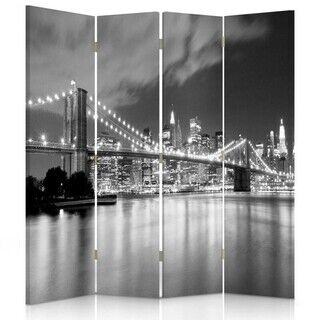 Rumdeler Dobbeltsidet, Panorama af Brooklyn Bridge - (145x170)