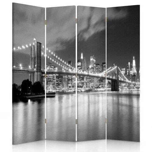 Rumdeler Dobbeltsidet, Panorama af Brooklyn Bridge - (145x170)