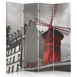 Rumdeler Dobbeltsidet, Paris Moulin Rouge - (145x170)