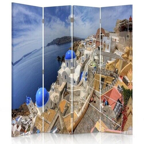 Rumdeler Dobbeltsidet, Santorini - (145x170)