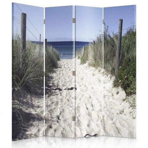 Rumdeler Dobbeltsidet, Hav Strand Sand Græs - (145x170)
