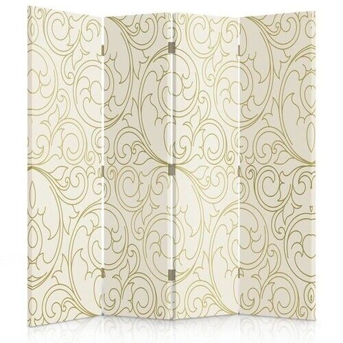 Rumdeler Dobbeltsidet, Beige mønster - (145x170)