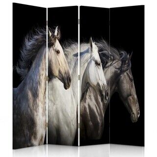 Rumdeler Dobbeltsidet, Galop af heste - (145x170)