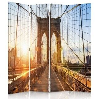Rumdeler Dobbeltsidet, Brooklyn Bridge New York - (145x170)
