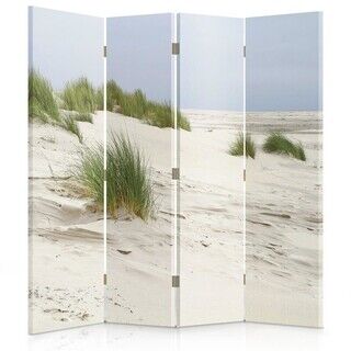 Rumdeler Dobbeltsidet, Strandklitter Græs - (145x170)