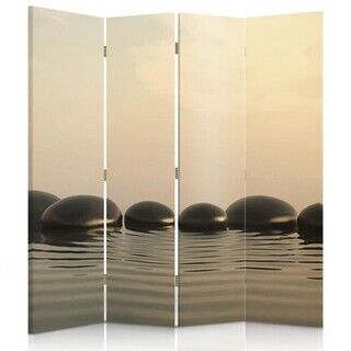 Rumdeler Dobbeltsidet, Zen-sten vand - (145x170)