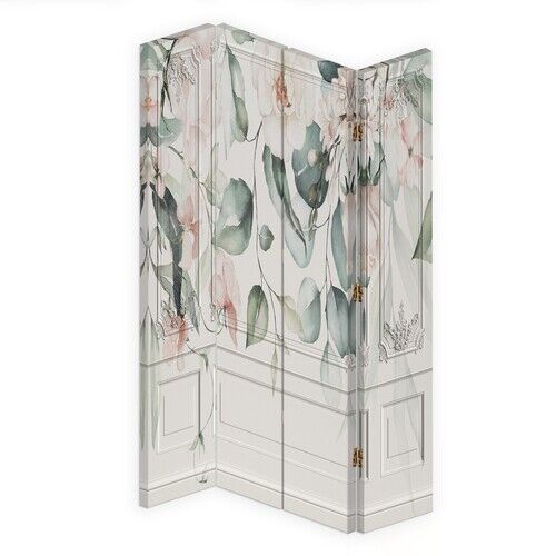 Rumdeler Dobbeltsidet roterbar, Blomster Pastelblade - (145x170)