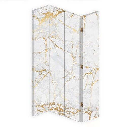 Rumdeler Dobbeltsidet roterbar, Lys guld marmor - (145x170)