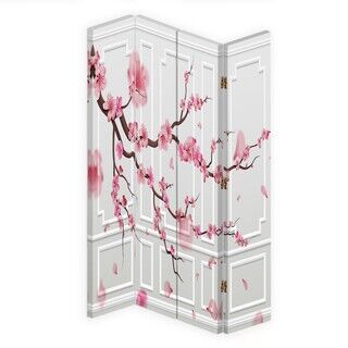 Rumdeler Dobbeltsidet roterbar, Kirsebærblomst Japan - (145x170)