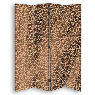 Rumdeler Dobbeltsidet roterbar, Leopard Leopard Selvklæbende Mønster - (145x170)