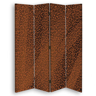 Rumdeler Dobbeltsidet roterbar, Leopard Leopard Selvklæbende Mønster - (145x170)