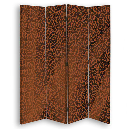 Rumdeler Dobbeltsidet roterbar, Leopard Leopard Selvklæbende Mønster - (145x170)
