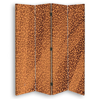 Rumdeler Dobbeltsidet roterbar, Leopard Leopard Selvklæbende Mønster - (145x170)