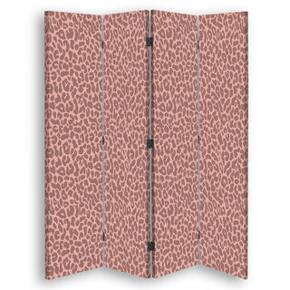 Rumdeler Dobbeltsidet roterbar, Leopard Leopard Selvklæbende Mønster - (145x170)