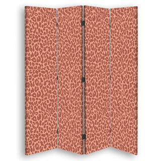 Rumdeler Dobbeltsidet roterbar, Leopard Leopard Selvklæbende Mønster - (145x170)