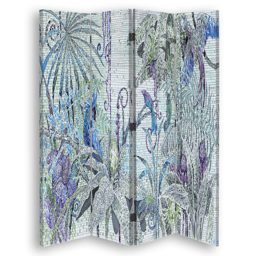 Rumdeler Dobbeltsidet roterbar, Mosaik-jungle - (145x170)