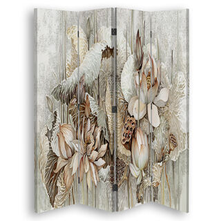 Rumdeler Dobbeltsidet roterbar, Sankt Lotus blomster - (145x170)