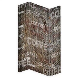 Rumdeler Dobbeltsidet roterbar, Kaffe Vintage Retro Inskription - (145x170)