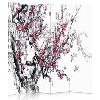 Rumdeler Dobbeltsidet roterbar, Japanske kirsebærblomster - (145x170)
