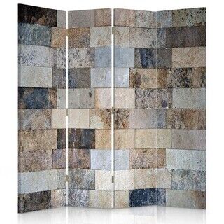 Rumdeler Dobbeltsidet roterbar, Marmor Mursten - (145x170)