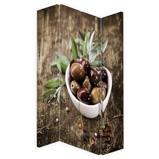 Rumdeler Dobbeltsidet roterbar, Friske oliven - (145x170)
