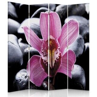 Rumdeler Dobbeltsidet roterbar, Zen Flower Pink - (145x170)