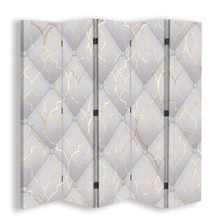 Rumdeler Dobbeltsidet, Vintage quiltet guld - (180x170)