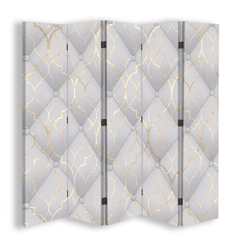 Rumdeler Dobbeltsidet, Vintage quiltet guld - (180x170)