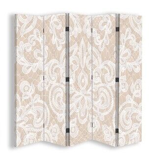 Rumdeler Dobbeltsidet, Elegant retro-beige - (180x170)